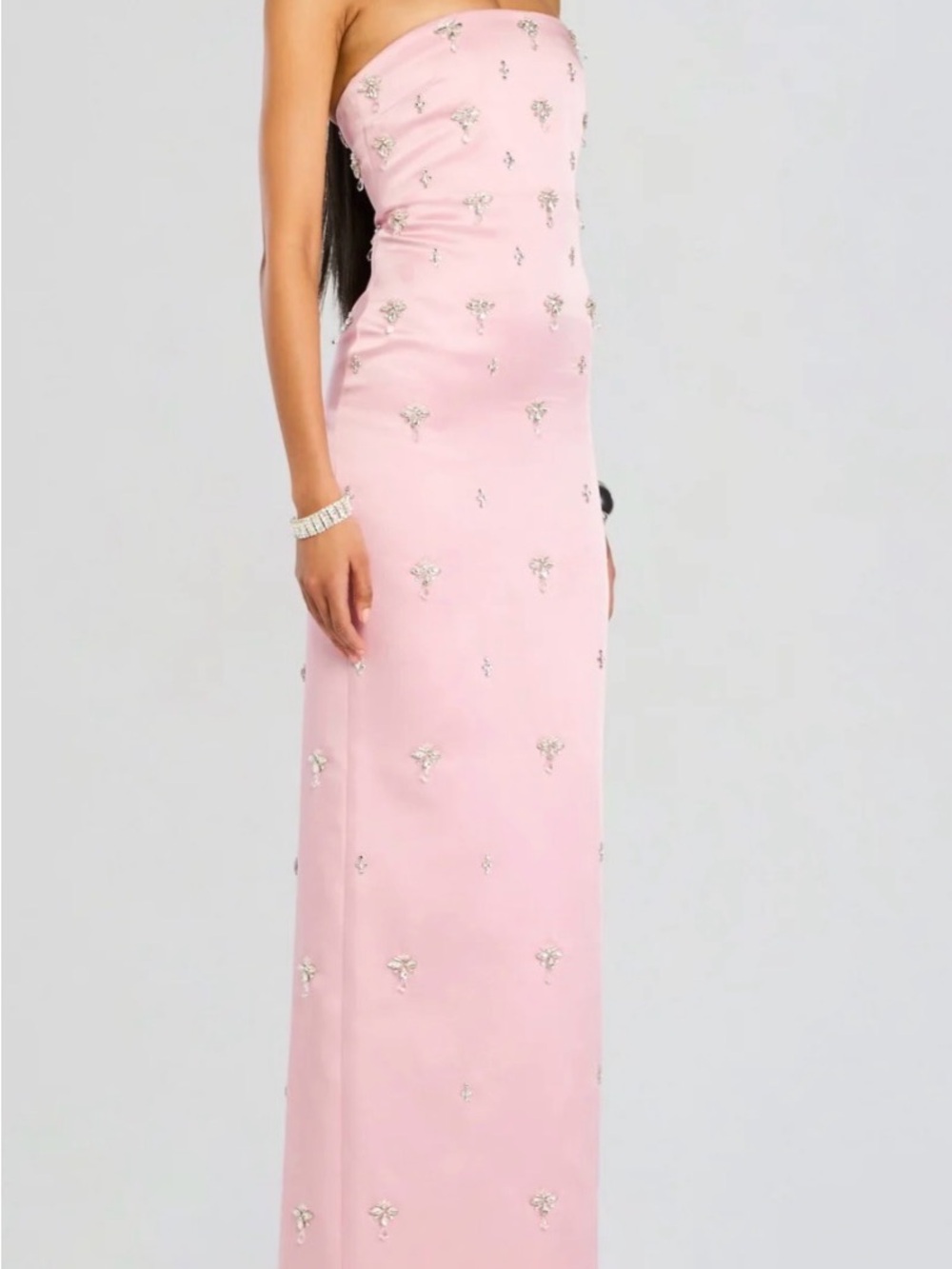 Retrofete Elise Embellished Gown in Pink Worn Once!! - Picture 4 of 4